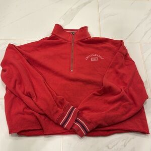 American Eagle Women's Red Jumper